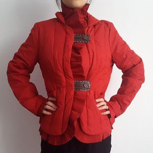 Arden B Red Puffer Jacket, Size M, Brand New